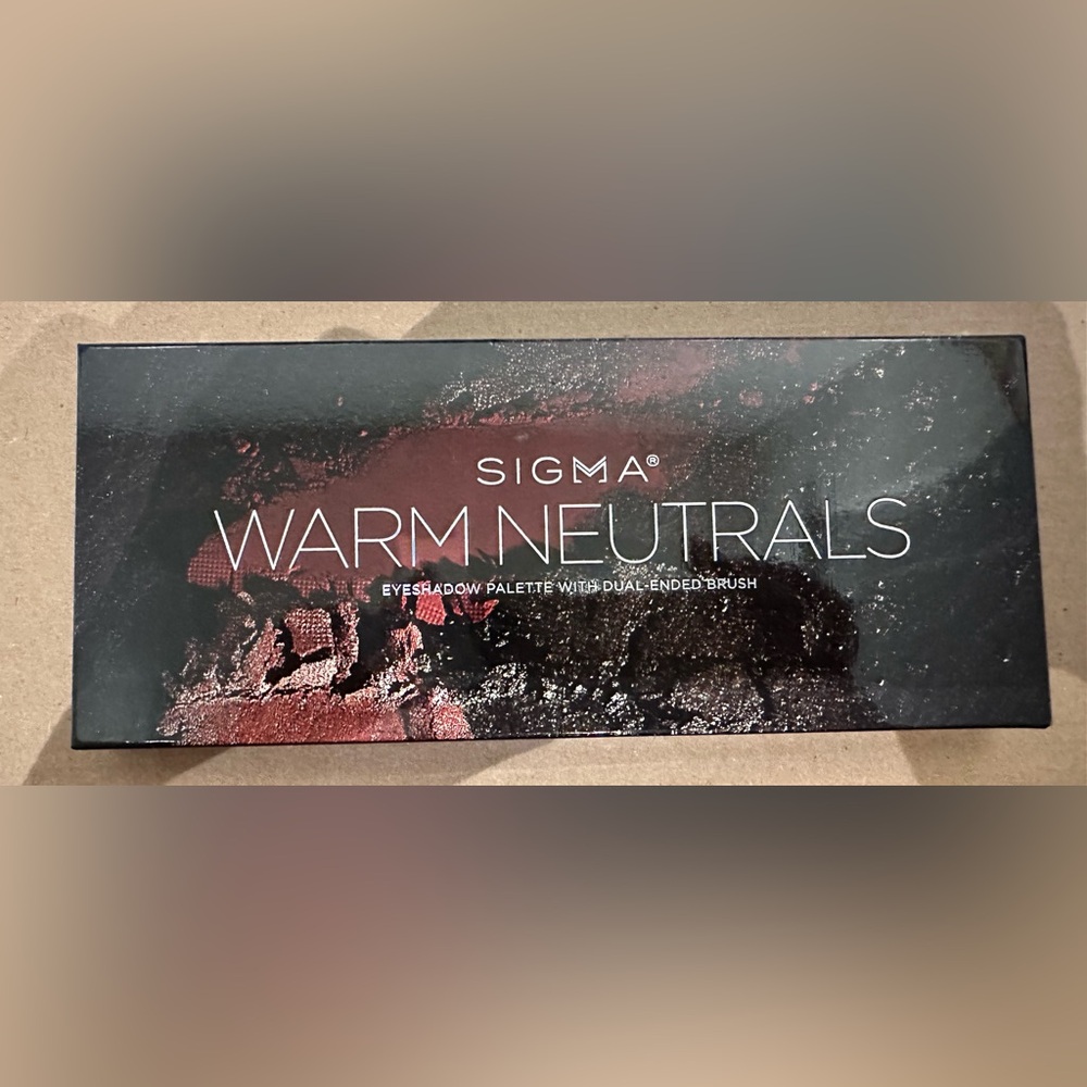 Sigma Warm Neutrals Palette BNIB